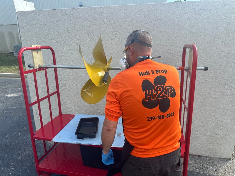 Applying propspeed to propeller